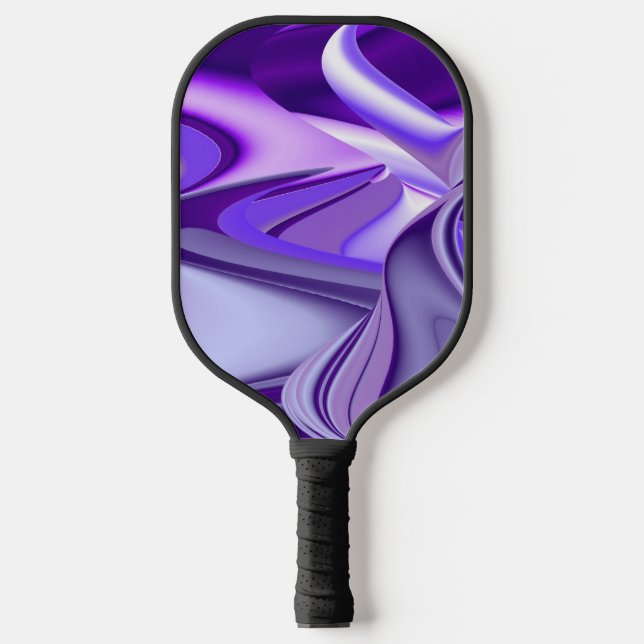 Purple Flower Rainbow Dreams Pickleball Paddle (Front)