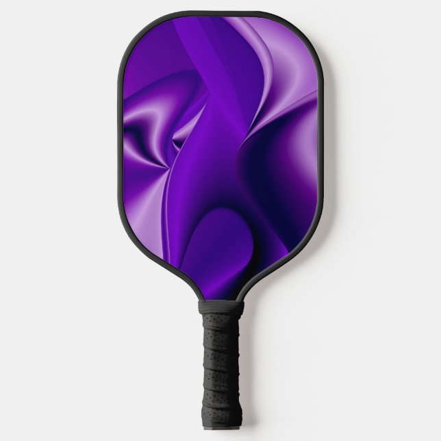 Purple Flower Rainbow Dreams Pickleball Paddle (Front)