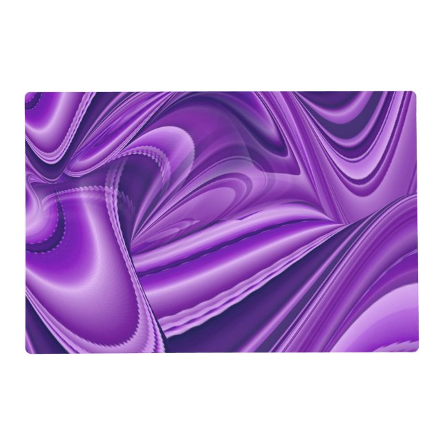 Purple Flower Rainbow Dreams Placemat (Front)