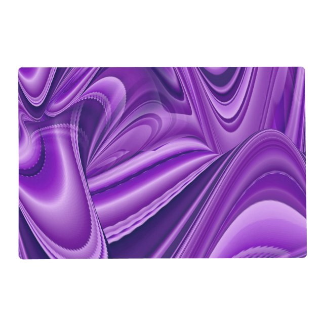 Purple Flower Rainbow Dreams Placemat (Front)