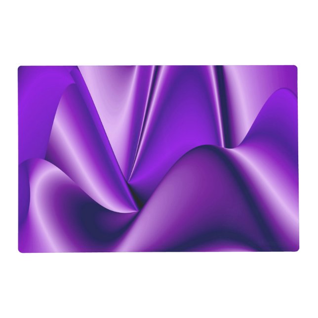 Purple Flower Rainbow Dreams Placemat (Front)