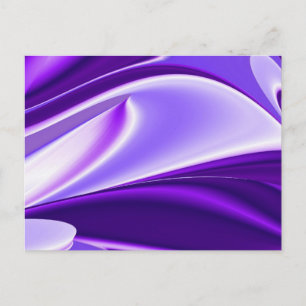 Purple Flower Rainbow Dreams Postcard