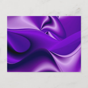 Purple Flower Rainbow Dreams Postcard