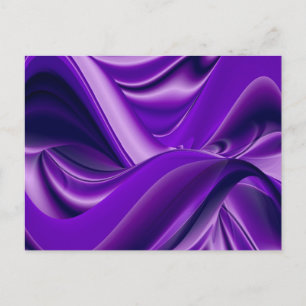 Purple Flower Rainbow Dreams Postcard