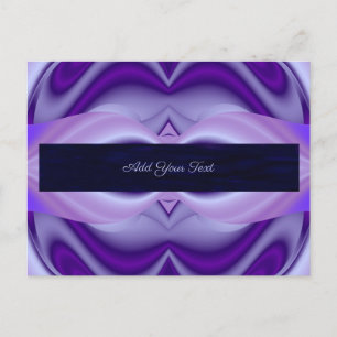 Purple Flower Rainbow Dreams Postcard
