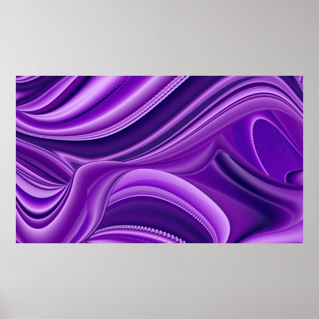 Purple Flower Rainbow Dreams Poster (Front)