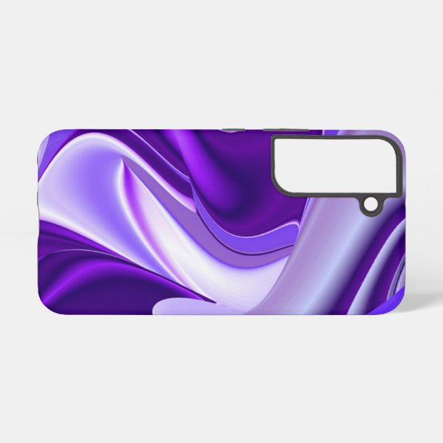 Purple Flower Rainbow Dreams Samsung Galaxy Case (Back Horizontal)