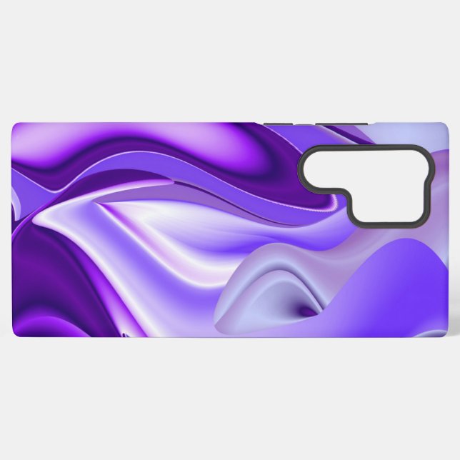 Purple Flower Rainbow Dreams Samsung Galaxy Case (Back Horizontal)