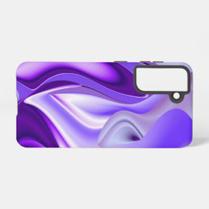 Purple Flower Rainbow Dreams Samsung Galaxy S21 Case