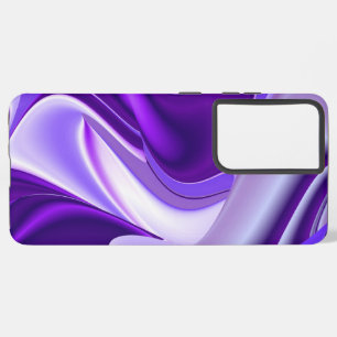 Purple Flower Rainbow Dreams Samsung Galaxy S21 Ultra Case