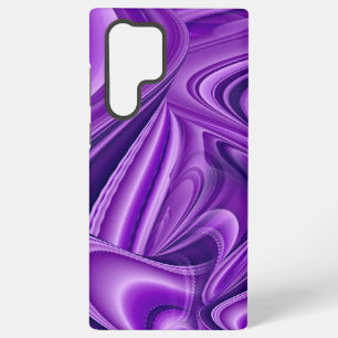 Purple Flower Rainbow Dreams Samsung Galaxy S22 Ultra Case