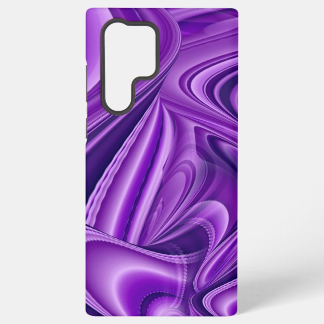 Purple Flower Rainbow Dreams Samsung Galaxy Case (Back)