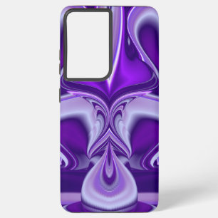 Purple Flower Rainbow Dreams Samsung Galaxy S21+ Case