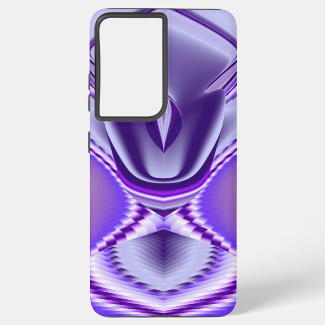 Purple Flower Rainbow Dreams Samsung Galaxy Case (Back)