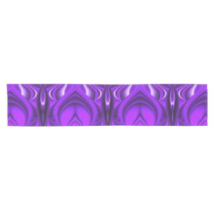 Purple Flower Rainbow Dreams Short Table Runner