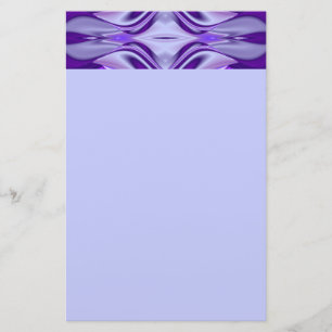 Purple Flower Rainbow Dreams Stationery