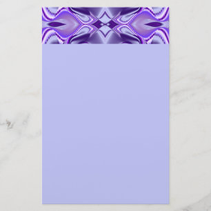 Purple Flower Rainbow Dreams Stationery