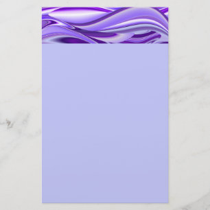 Purple Flower Rainbow Dreams Stationery