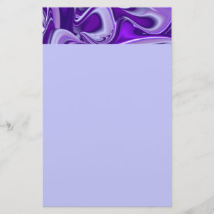 Purple Flower Rainbow Dreams Stationery