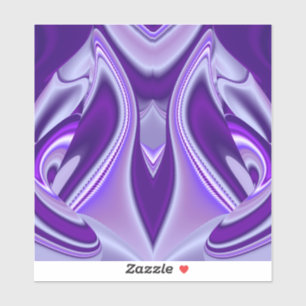 Purple Flower Rainbow Dreams Sticker