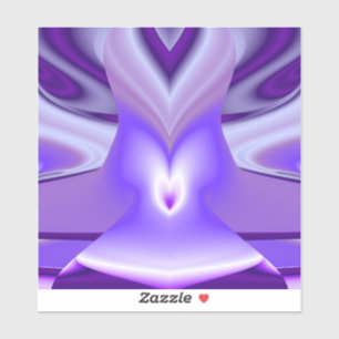 Purple Flower Rainbow Dreams Sticker