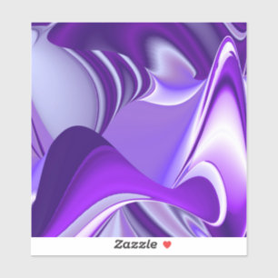 Purple Flower Rainbow Dreams Sticker