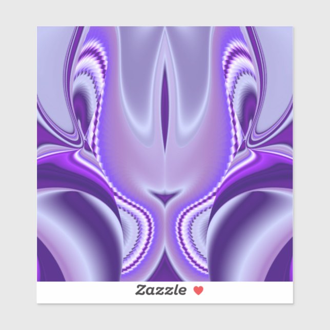 Purple Flower Rainbow Dreams Sticker (Sheet)