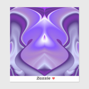 Purple Flower Rainbow Dreams Sticker