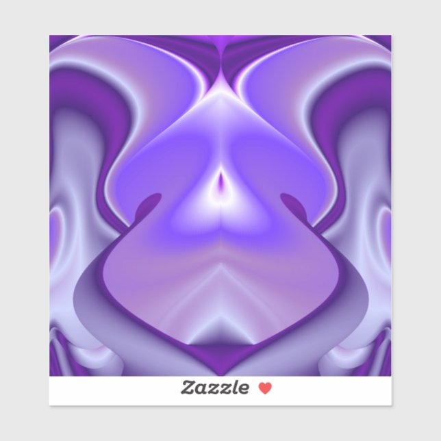Purple Flower Rainbow Dreams Sticker (Sheet)