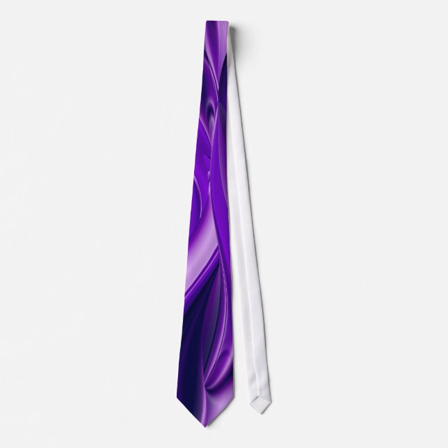 Purple Flower Rainbow Dreams Tie (Front)