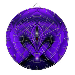 Purple Flower Rainbow Dreams Two Stars Dart Board