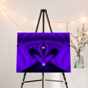 Purple Flower Rainbow Dreams Two Stars Foam Board