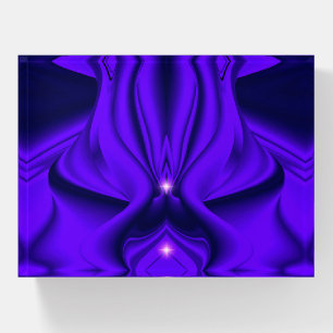 Purple Flower Rainbow Dreams, Two Stars Paperweight