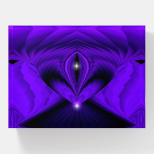 Purple Flower Rainbow Dreams, Two Stars Paperweight