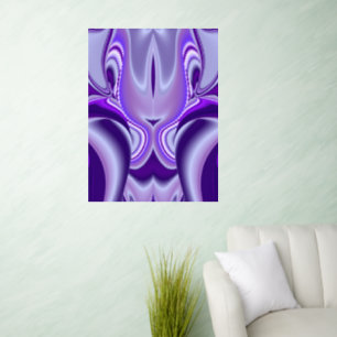 Purple Flower Rainbow Dreams Wall Decal