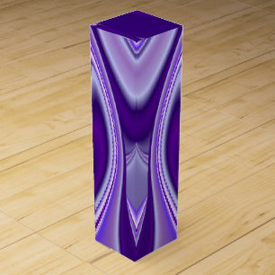 Purple Flower Rainbow Dreams Wine Box