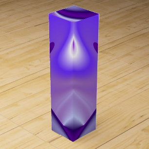Purple Flower Rainbow Dreams Wine Box
