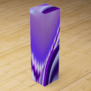 Purple Flower Rainbow Dreams Wine Box