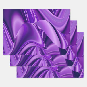 Purple Flower Rainbow Dreams Wrapping Paper Sheets