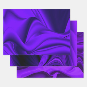 Purple Flower Rainbow Dreams Wrapping Paper Sheets