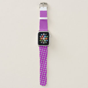 Purple Flower Ribbon by Kenneth Yoncich Apple Watch Band