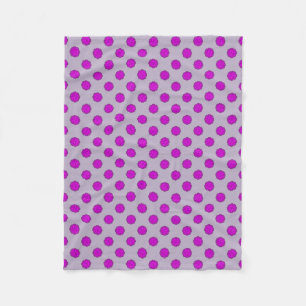 Purple Flower Ribbon by Kenneth Yoncich Fleece Blanket