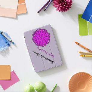 Purple Flower Ribbon by Kenneth Yoncich iPad Mini Cover