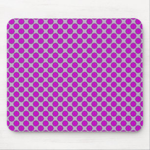 Purple Flower Ribbon by Kenneth Yoncich Mouse Pad