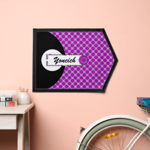 Purple Flower Ribbon by Kenneth Yoncich Pennant