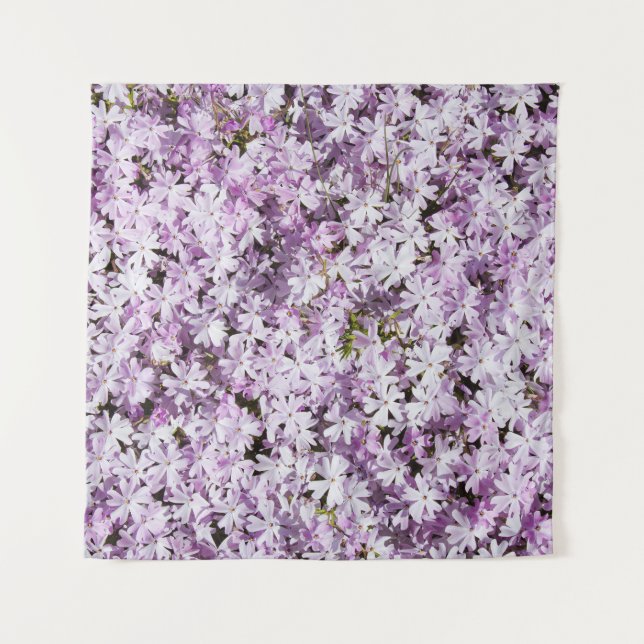 Purple flower, summer freshness backdrop. tapestry (Front)