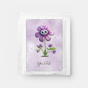 Purple Flower Tea Bag Drink Mix