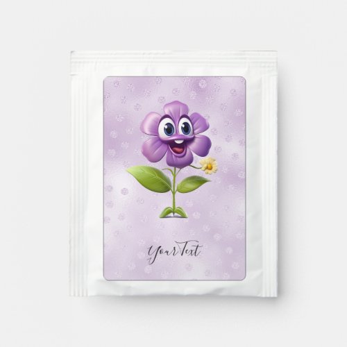 Purple Flower Tea Bag Drink Mix