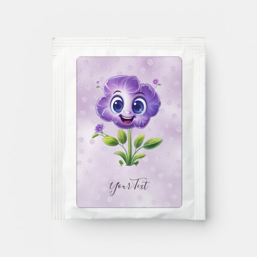 Purple Flower Tea Bag Drink Mix