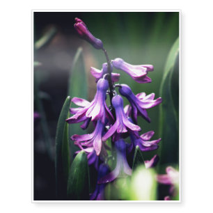 Purple Flower Temporary Tattoos